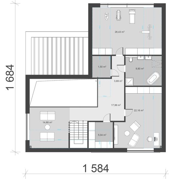 Poddasze projektu uA304