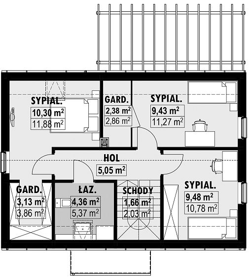 Poddasze projektu E-72