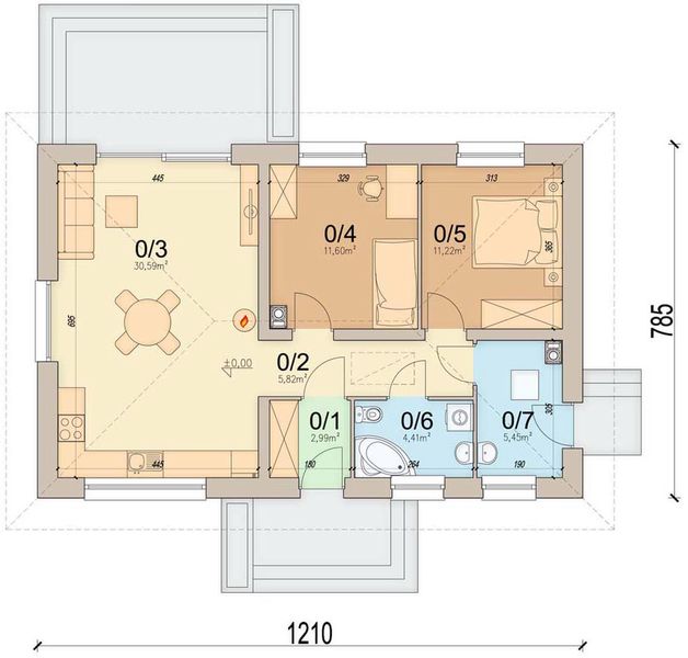 Parter projektu Mirabelka 3 4s