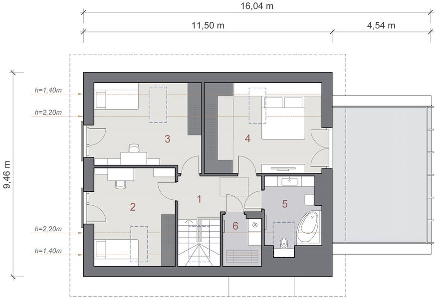 Poddasze projektu N41-G1