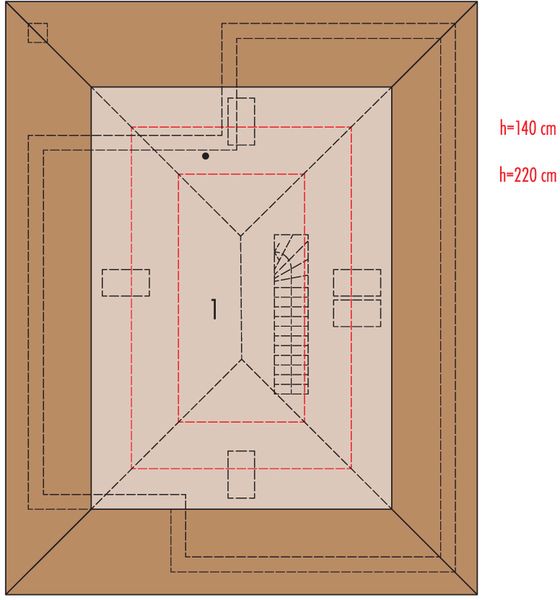 Poddasze projektu Alison IV energo plus