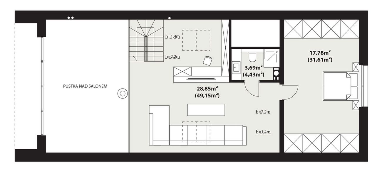 Poddasze projektu Neo 2