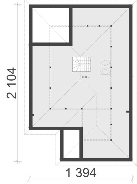 Poddasze projektu uA319