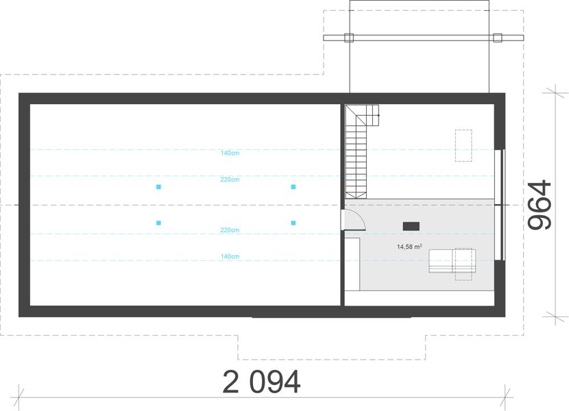 Poddasze projektu uA423