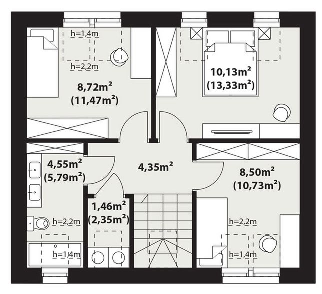 Poddasze projektu Gabi 3
