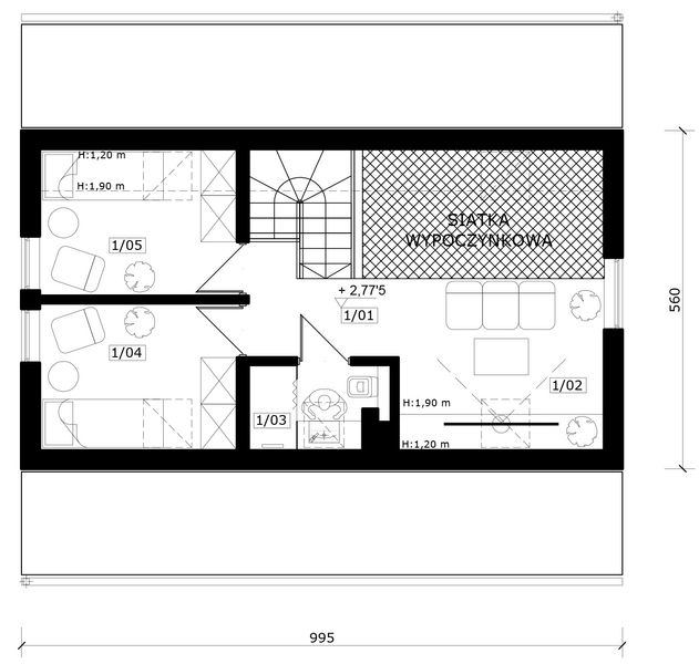 Poddasze projektu San