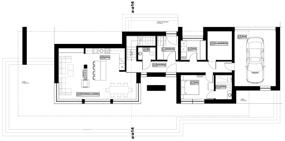 Parter projektu Stodoła z nadwieszeniem