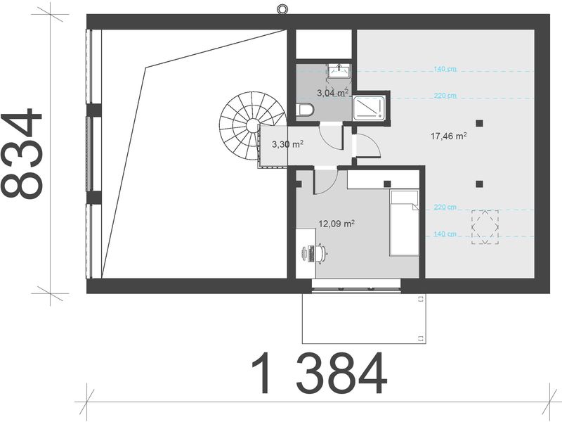 Poddasze projektu uA265