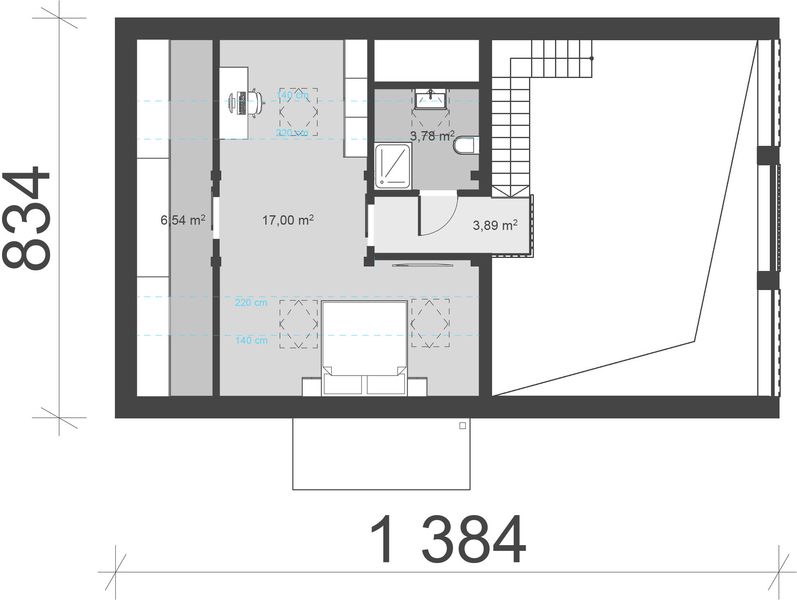 Poddasze projektu uA265v1