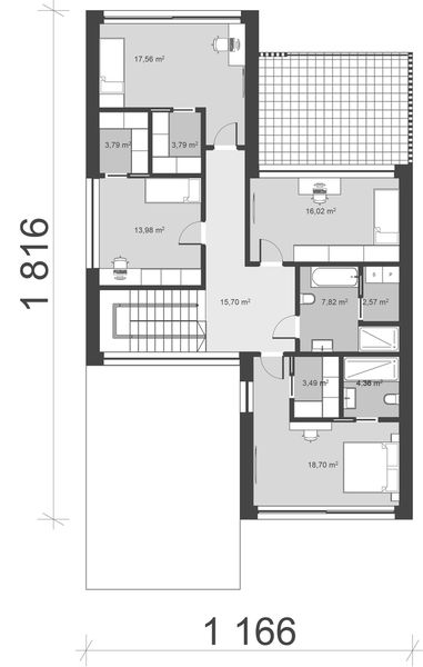 Piętro 1 projektu uA435