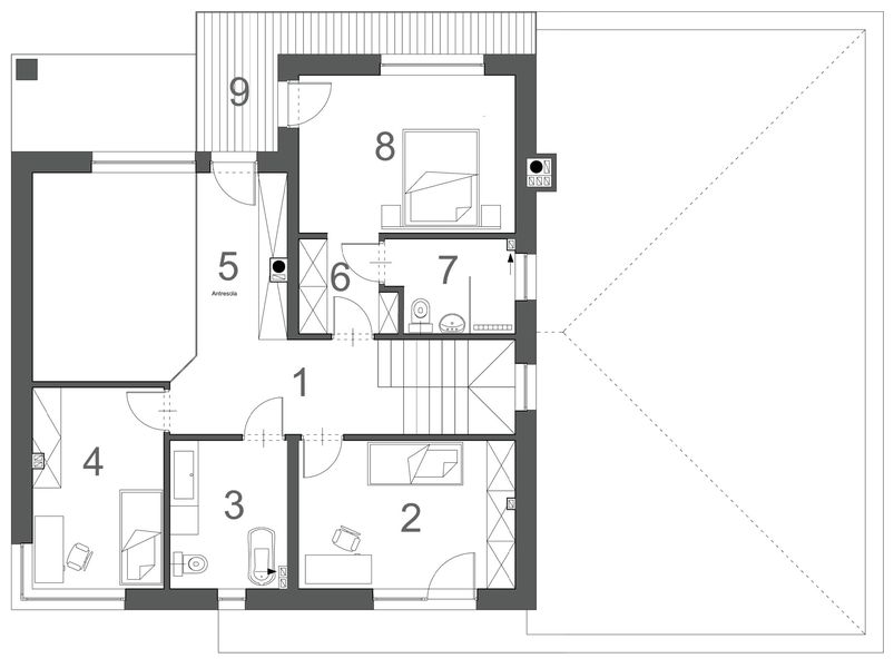 Piętro 1 projektu BK-27