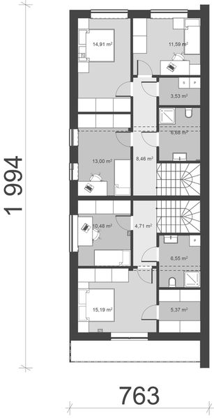 Piętro 1 projektu uA366