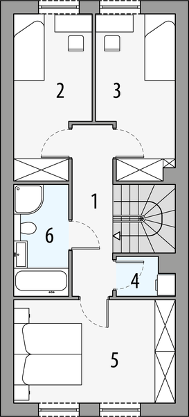 Piętro 1 projektu Julia b