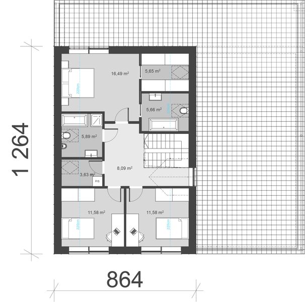 Poddasze projektu uA367