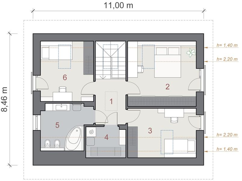 Poddasze projektu N42-BG