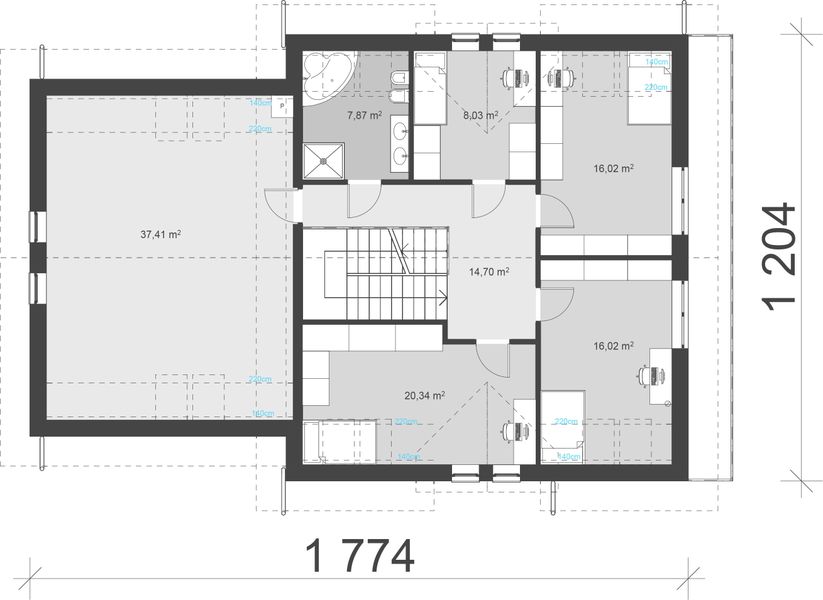 Poddasze projektu uA14v3