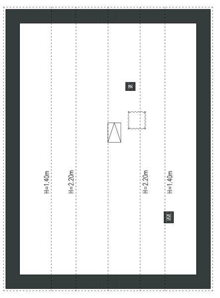 Poddasze projektu EG-95 wariant I