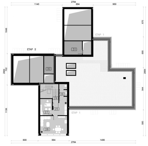 Poddasze projektu Żłobek klub dziecięcy