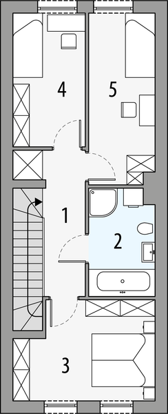 Piętro 1 projektu Julianna 2