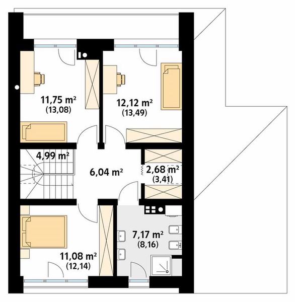 Poddasze projektu Malutki 10