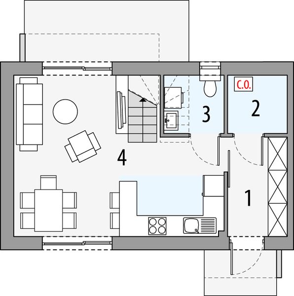 Parter projektu Nemo 1 - segment lewy