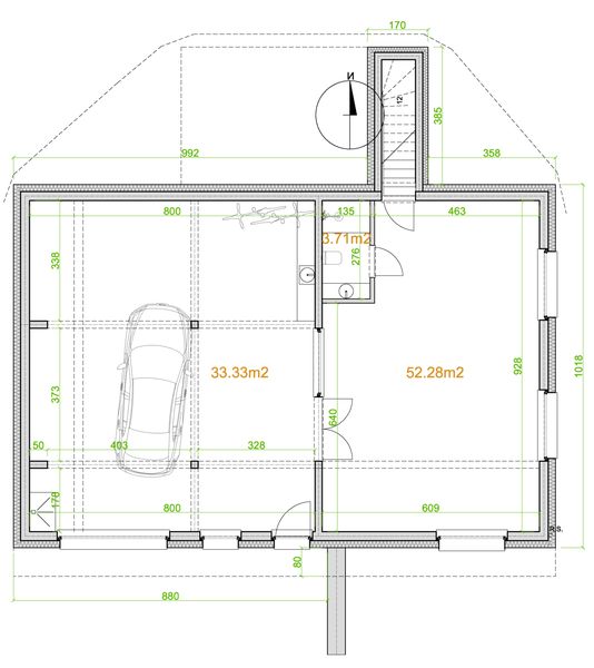 Piwnica projektu eko Typowy 79