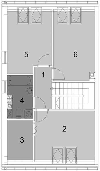 Poddasze projektu Eco 17 szereg