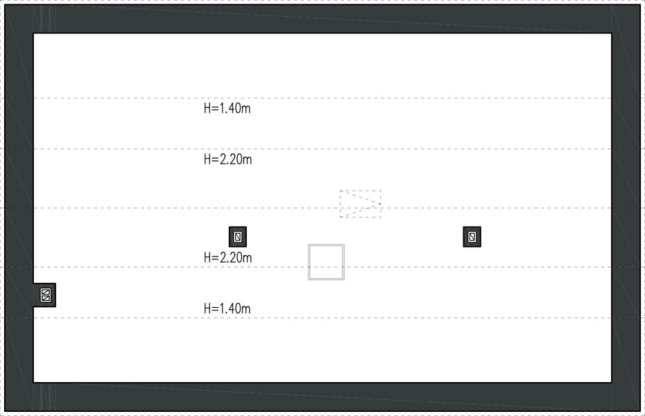 Poddasze projektu EG-93 wariant I