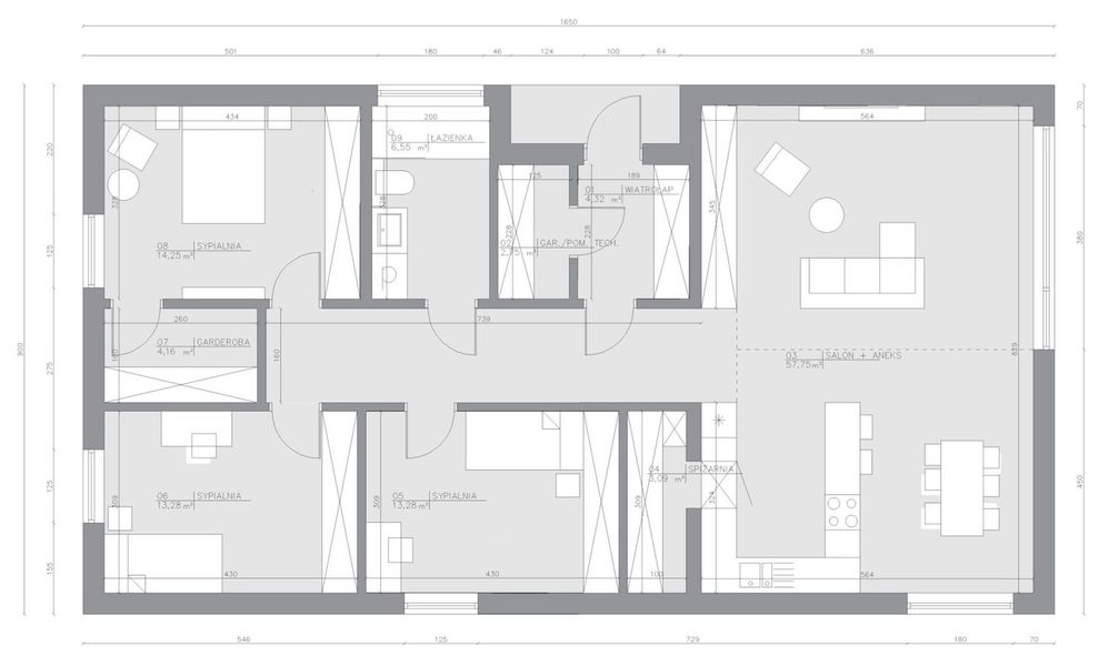 Parter projektu Dom szkieletowy Scandinavian Smart 120