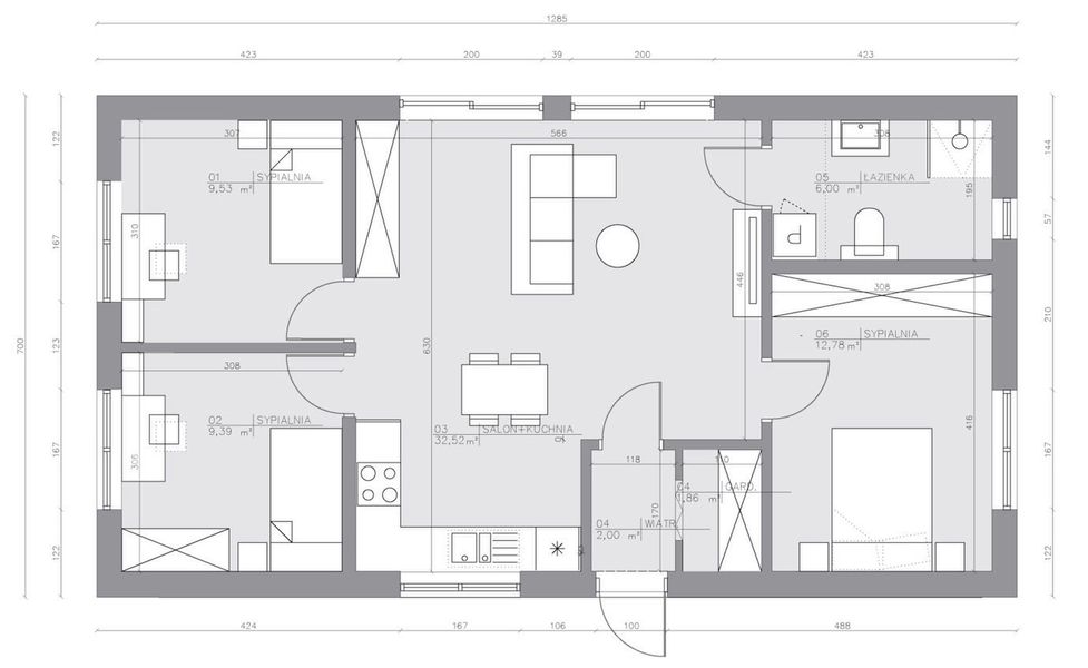 Parter projektu Dom szkieletowy Space Smart 90