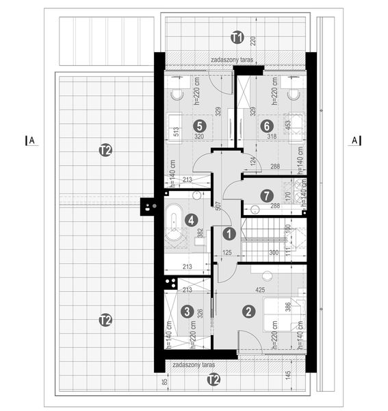 Poddasze projektu NewHouse 794 G2 w1