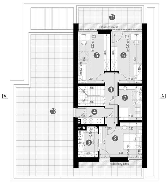 Poddasze projektu NewHouse 794 G2