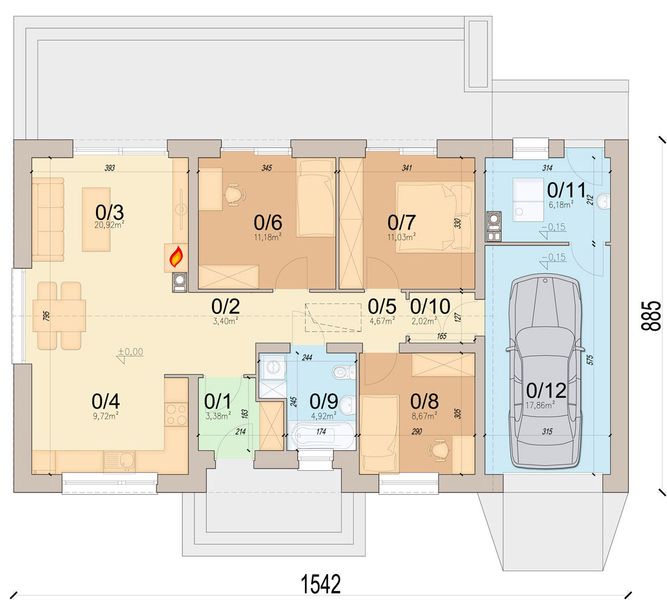 Parter projektu Mokka 20 modern mini