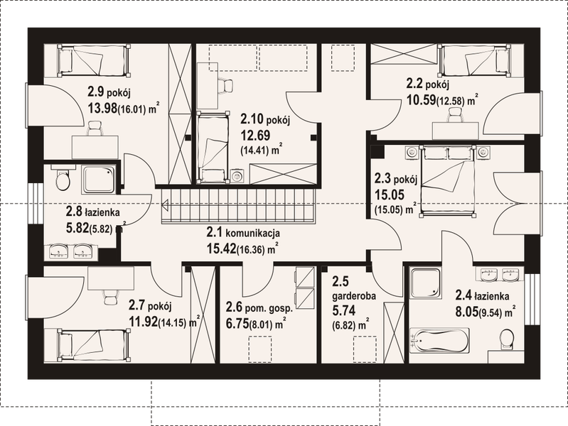 Poddasze projektu Krzemowo