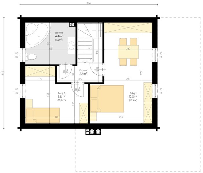 Poddasze projektu Wiersz