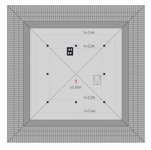 Poddasze projektu Domena 121 C2