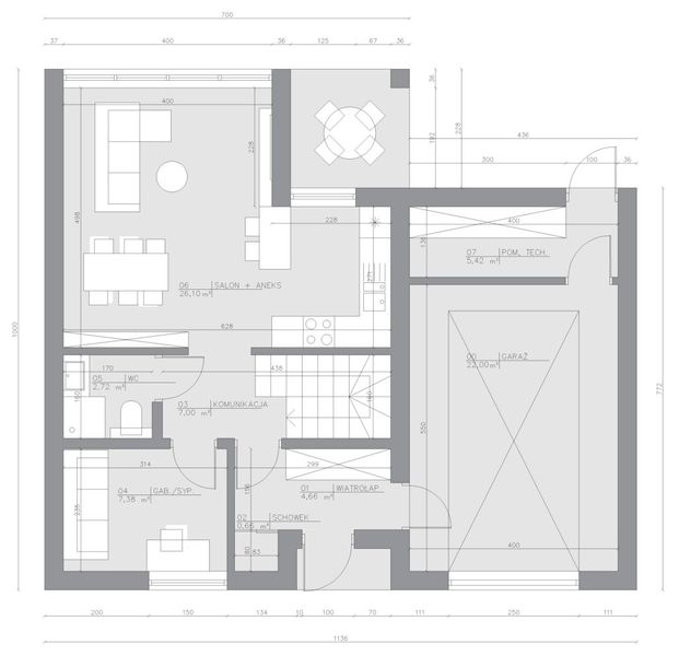 Parter projektu Dom szkieletowy Double Family Smart 140