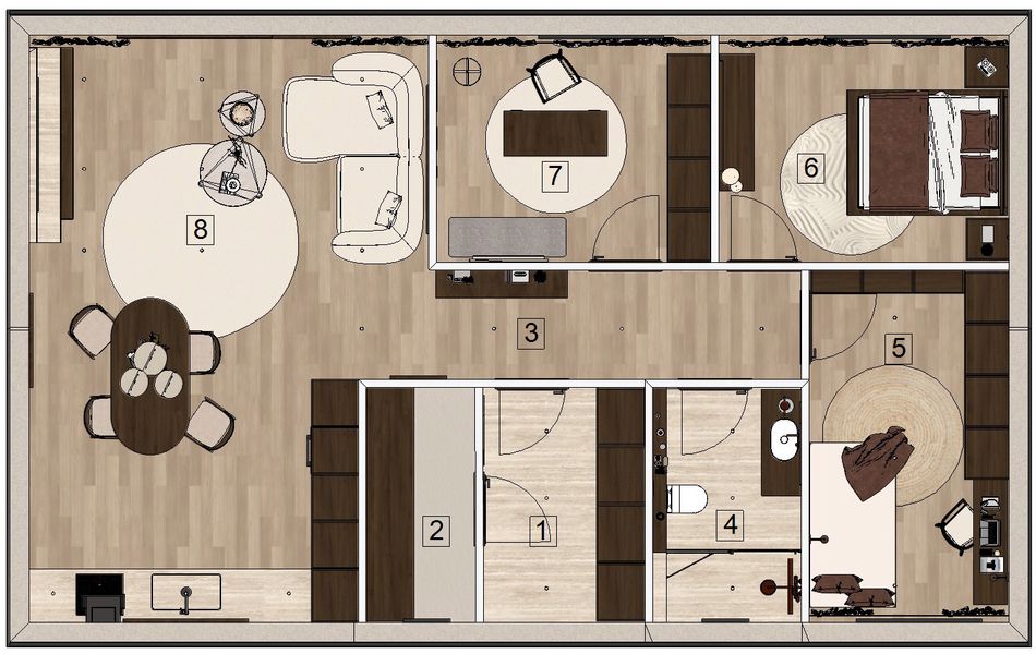 Parter projektu Dom keramzytowy Bella 90