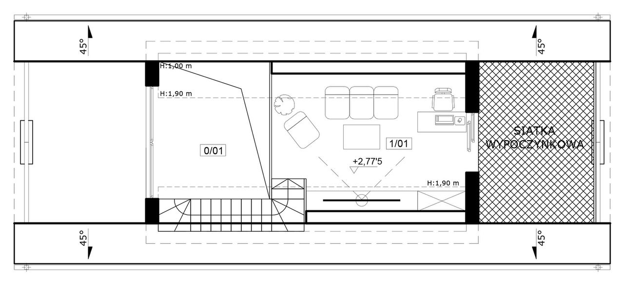 Poddasze projektu Płotka