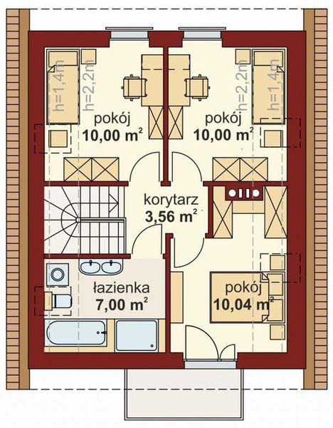 Poddasze projektu Domena 207 C4