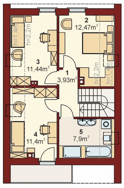 Poddasze projektu Domena 209 C2