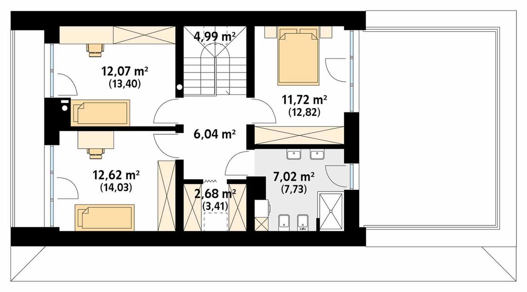 Poddasze projektu Malutki 12