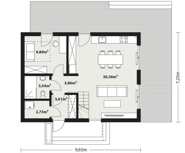 Parter projektu Helen drewniana