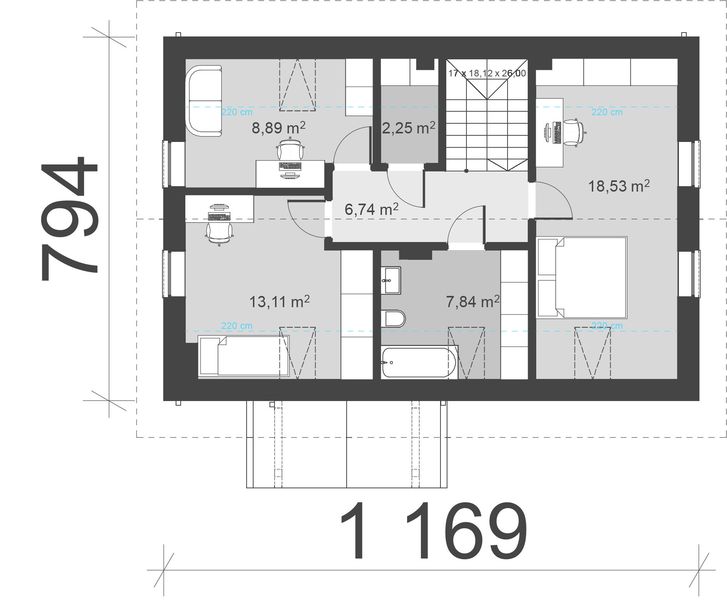 Poddasze projektu uA450