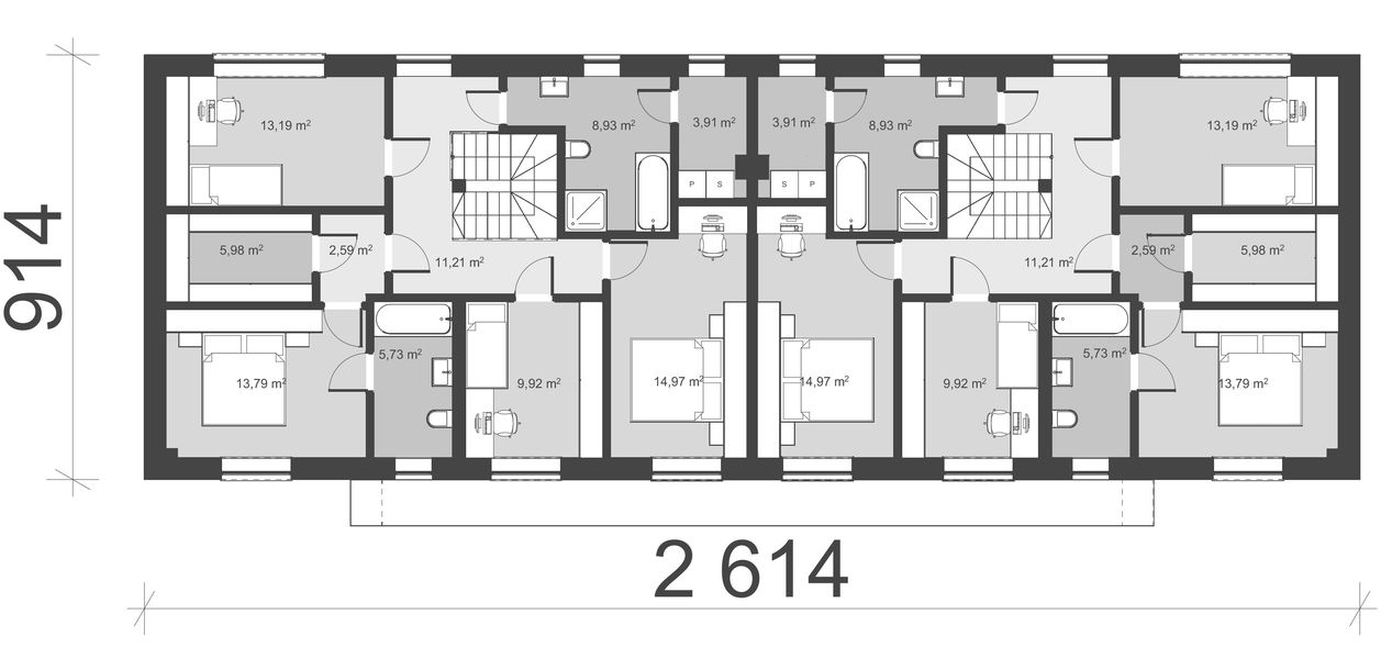 Piętro 1 projektu uA406