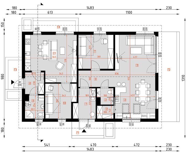 Parter projektu D430 - wersja drewniana