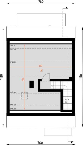 Poddasze projektu D424