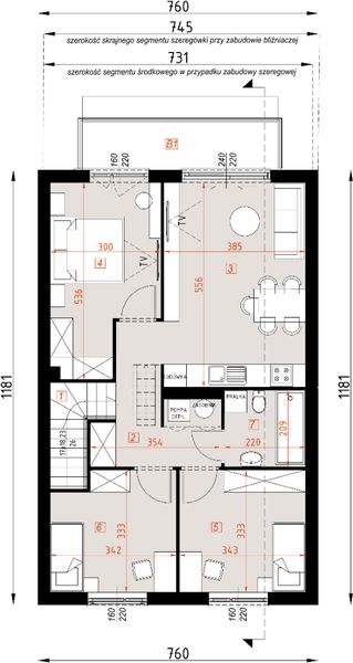 Piętro 1 projektu D428