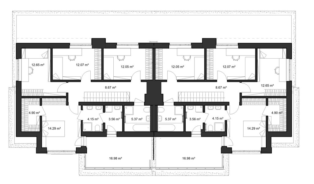 Piętro 1 projektu Domidea 152