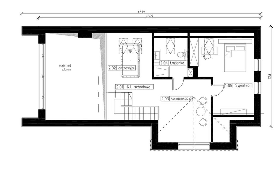 Poddasze projektu Helen 2